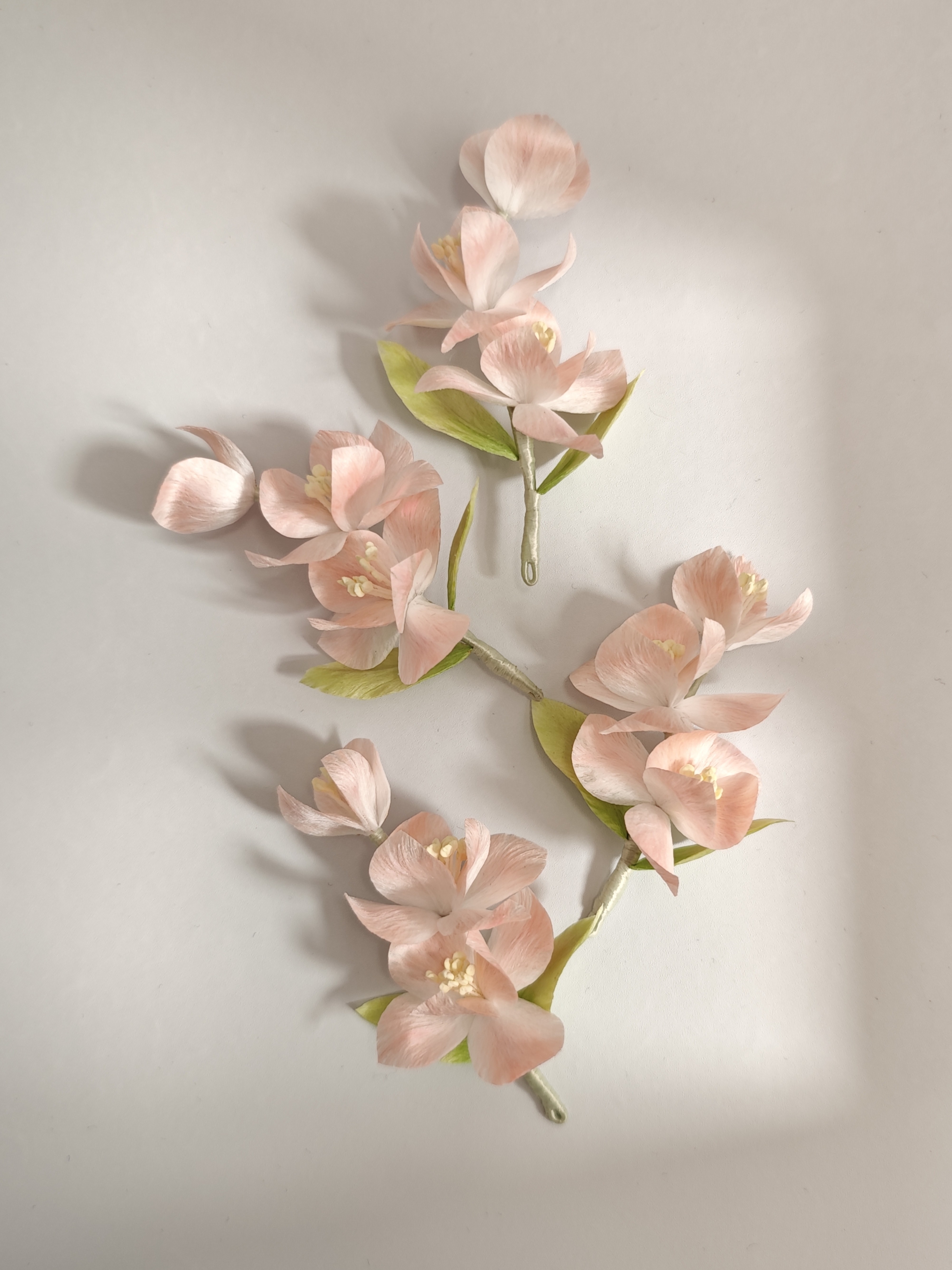国风非遗绒花粉色鸢尾花发夹胸针新中式旗袍汉服发饰古风发簪礼物