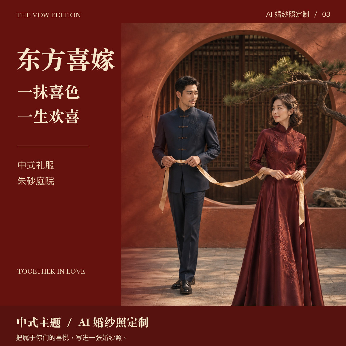 Ai婚纱照制作订婚结婚照p图换衣服换装写真艺术照高端定制片生成