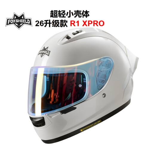FOXSHIELD2026新3C认证摩托车特小盔体全盔四季通用机车男女头盔