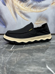 轻便软底莱卡透气一脚蹬通勤简约百搭休闲布鞋 新款 2026春夏季 男鞋