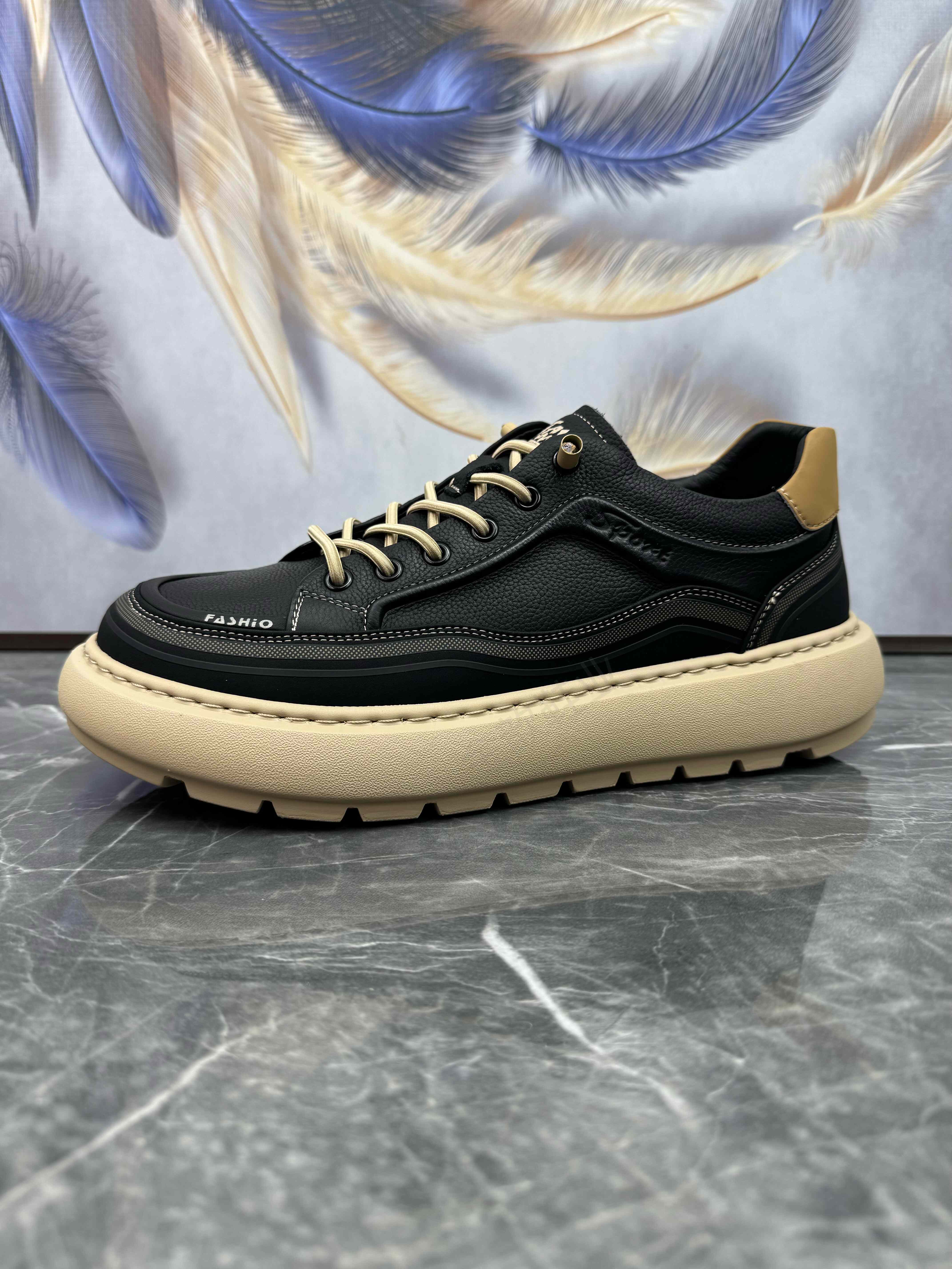 头层牛皮轻便软底一脚蹬休闲板鞋