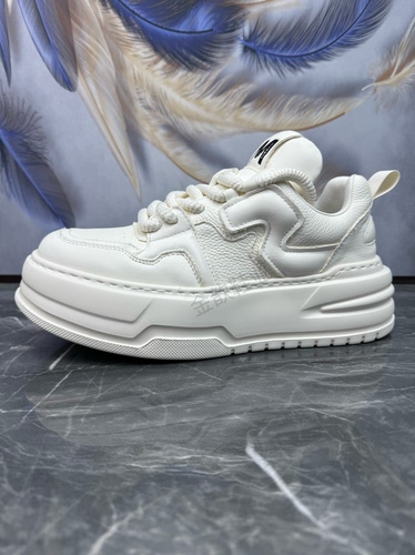 头层牛皮轻便厚底百搭运动休闲鞋