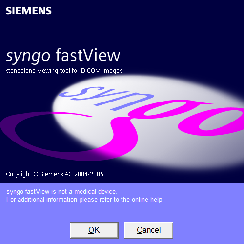 医学DICOM查看阅片动画测量软件西门子Siemens syngo fastView