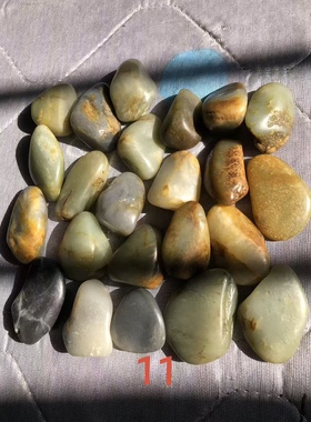 正品新疆和田玉籽料原石 挂件手把件玩料雕刻 原皮原籽无修无二上