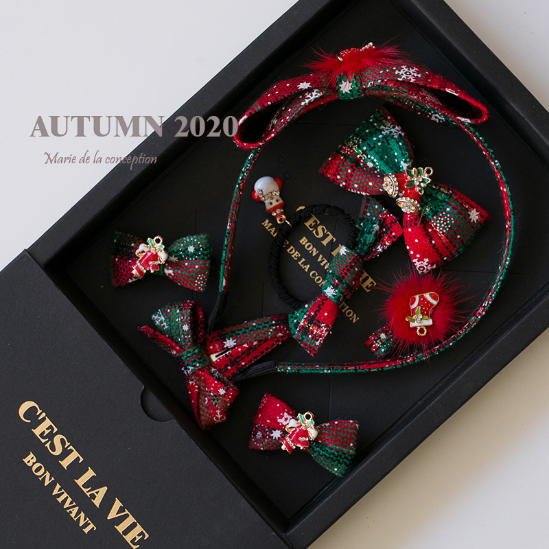 儿童欧美女圣诞节礼物礼盒礼袋