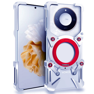 适用于honor荣耀X60Pro机械旋转支架x70i手机壳x60GTPro指环x50金属无边框x50i 铁框x30磁吸x40GT磁吸保护套