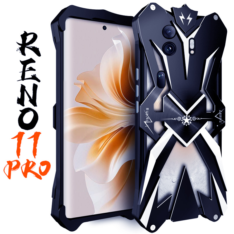 opporeno11pro手机壳reno10pro+全金属reno8pro保护套reno7pro曲屏全包reno9pro加厚防摔5k铁4硬壳r6pro散热3-封面