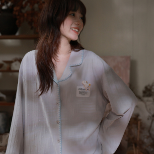 卡通显白可外穿家居服 柔软长袖 马克公主可爱纯棉睡衣女春秋季 新款