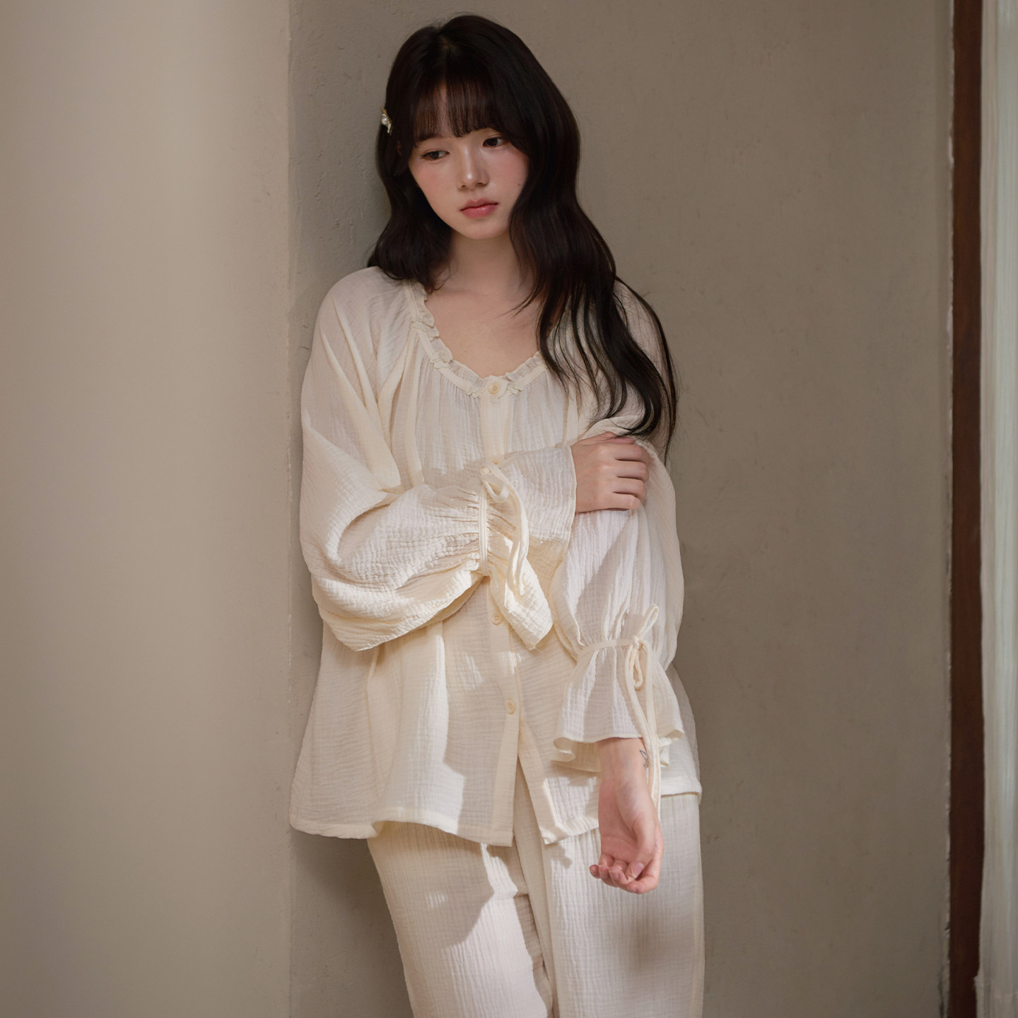 马克公主巨舒服婴儿棉睡衣女长袖