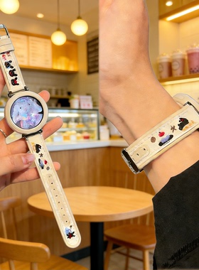 适用于高驰运动手表表带Coros pace3/4卡通彩印兔兔pace2运动智能Apexpro2高级VERTIX2男女款替换JW腕带配件