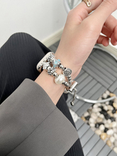 适用iwatch苹果手表s10金属Applewatch9/8/7se代潘多拉链条ultra智能运动轻奢小众女生高级创意个性46mm配件
