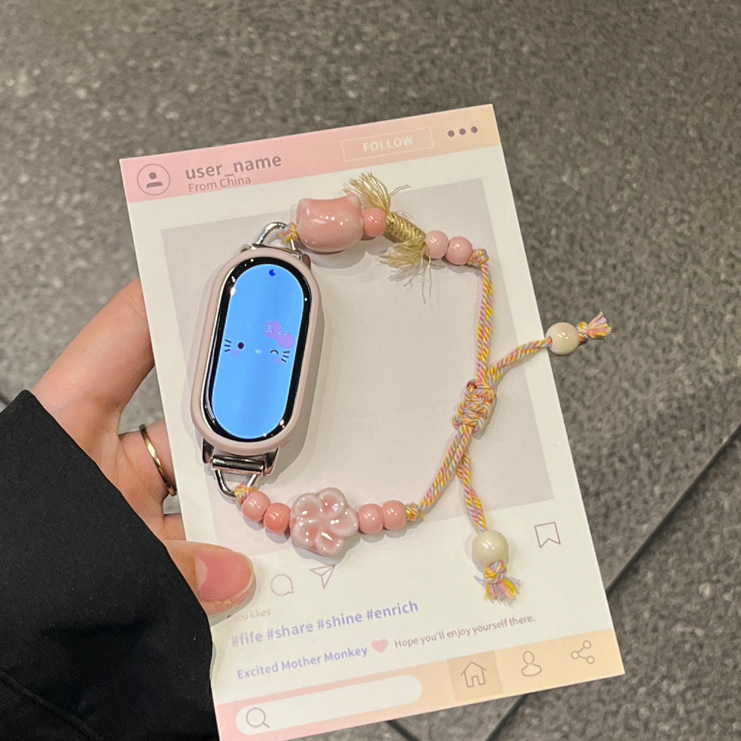 适用于小米手环10表带新款女生花朵粉猫Xiaomi band9/8运动智能腕带7nfc秋冬季6陶瓷版XL保护套壳女款高级感