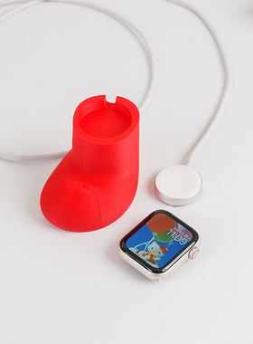 适用于苹果手表s10新款s9充电支架iwatch8充电器s7底座AppleWatchSE创意3d打印表架表座s6/5磁吸XL桌面摆件