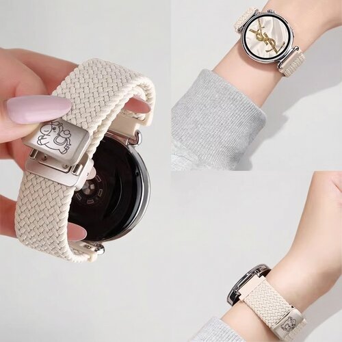 适用oppo手表watchx2mini表带oppowatchX3女款watchX2磁吸4pro编织细手腕新款watch智能oppo高级感替换腕带jw