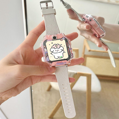 适用小天才z6s电话手表表带z11/z10z9/z8/z7液态硅胶腕带通用Q1A儿童Q2AY05Q1C配件保护壳Z1S挂脖绳Z2y/Z3/Z5