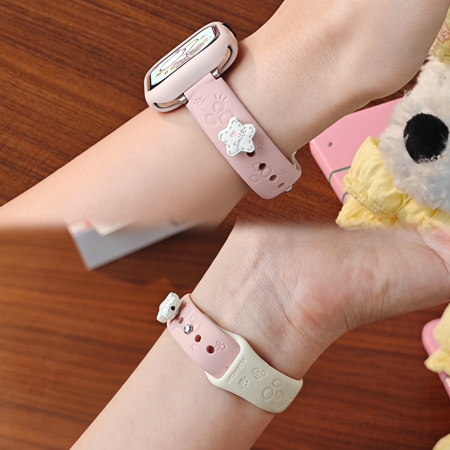 适用于华为fit4手表表带4Pro腕表WATCH3新款高级女款fit2硅胶镭雕1运动智能腕带XL保护套壳创意夏季时尚配件