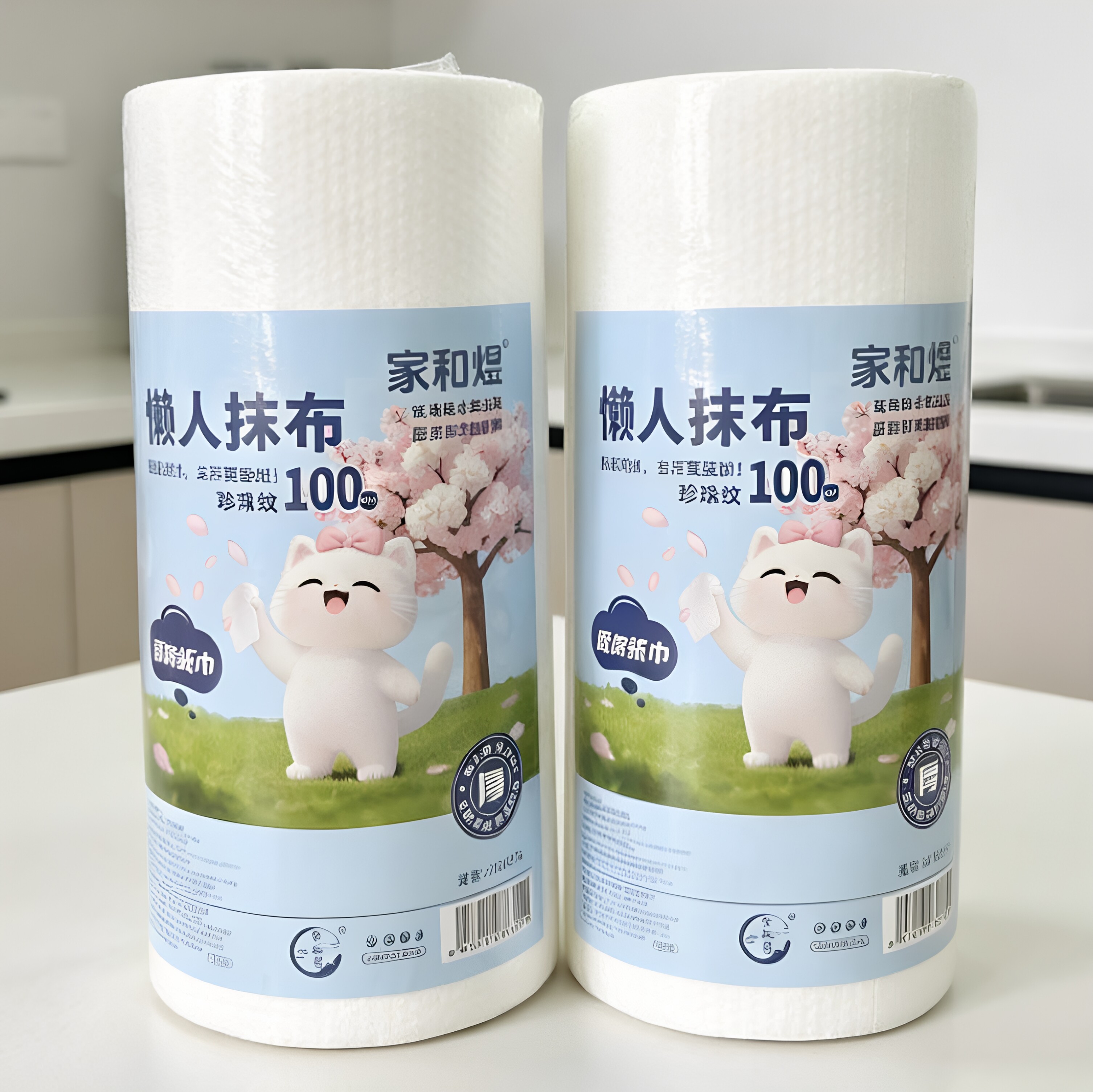 家用一次性加厚干湿两用厨房专用吸水吸油懒人手撕抹布