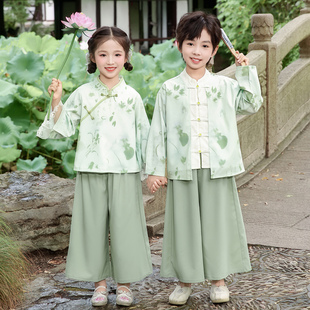 儿童汉服男女童新中式 古风 班服幼儿园中国风民族风国学小学生古装