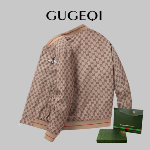 GUGEQI欧洲站意大利酷奇春秋款棒球领刺绣夹克男士高端休闲外套