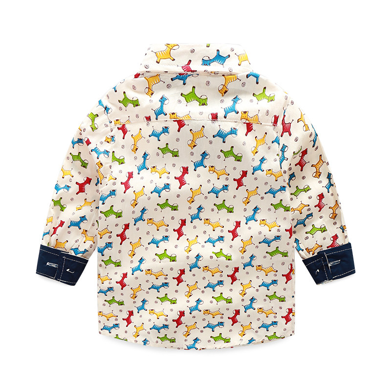 Chemise garcon à manche longue - Ref 2082181 Image 3