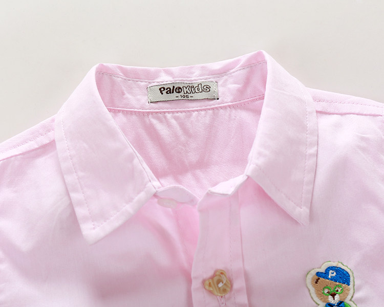 Chemise garcon à manche longue - Ref 2082162 Image 4