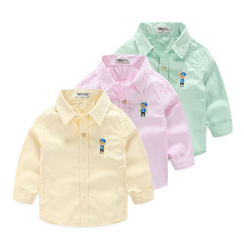 Chemise garcon à manche longue - Ref 2082162 Image 1