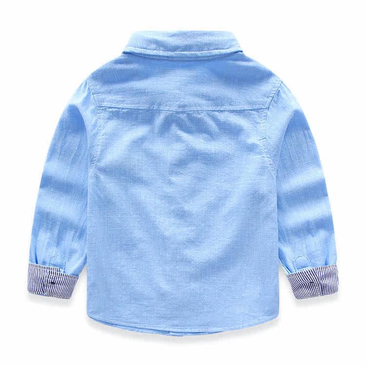 Chemise garcon à manche longue - Ref 2082147 Image 3