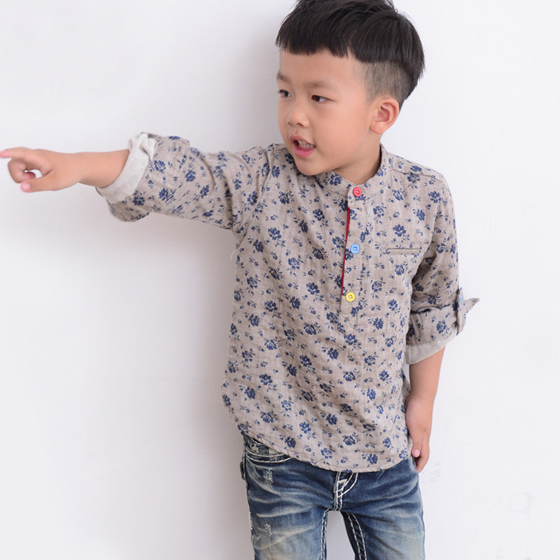 Chemise garcon à manche longue - Ref 2082176 Image 3