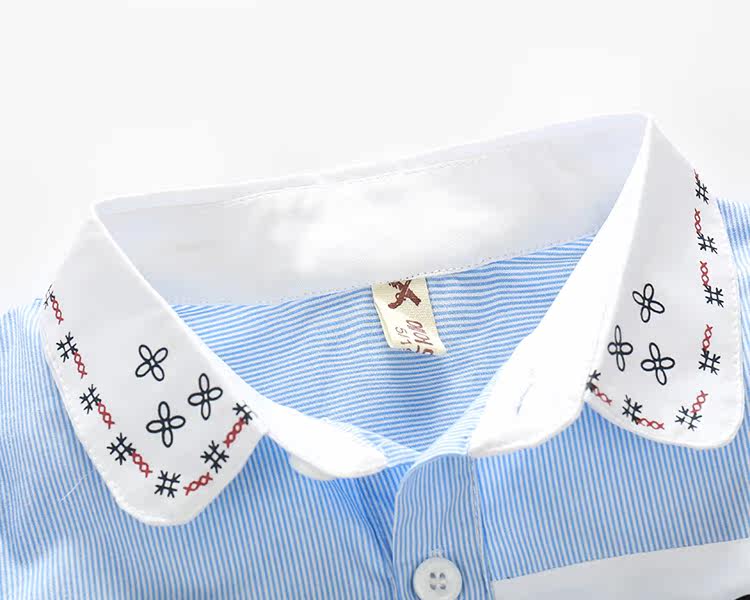 Chemise garcon à manche longue - Ref 2079393 Image 4