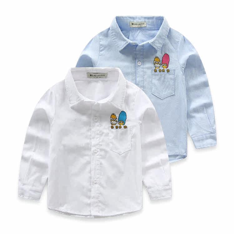 Chemise garcon à manche longue - Ref 2082200 Image 1