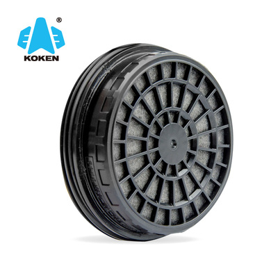 KOKEN/兴研KGC-10(C)有机气体活性炭过滤盒滤芯实验室喷漆电焊