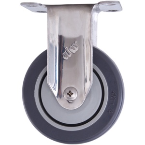 304不锈钢脚轮万向轮带刹车3寸4寸5寸不锈钢双刹车轮防水防锈防腐