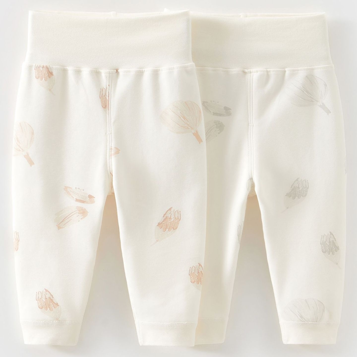 婴儿高腰护肚裤纯棉无骨春秋裤子儿童可开档睡裤男女宝宝单条秋裤