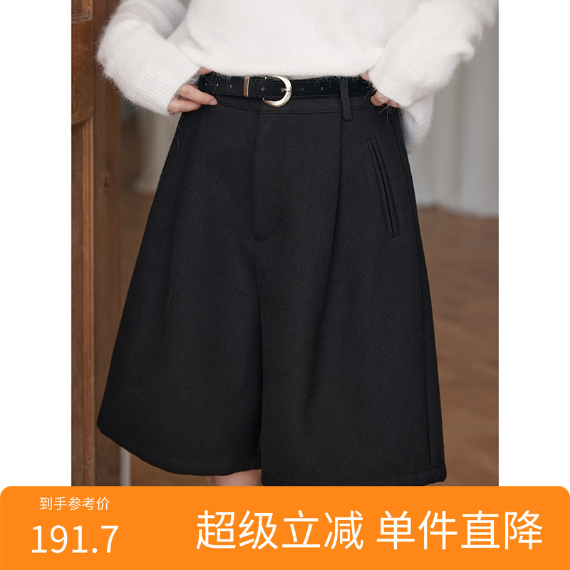 【普利兹中裤】通勤西装休闲裤女2025秋季新款韩系短裤n629c