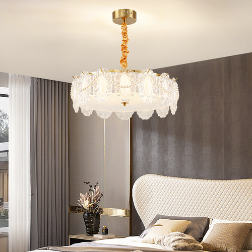 法式轻奢客厅水晶吊灯主卧室灯具