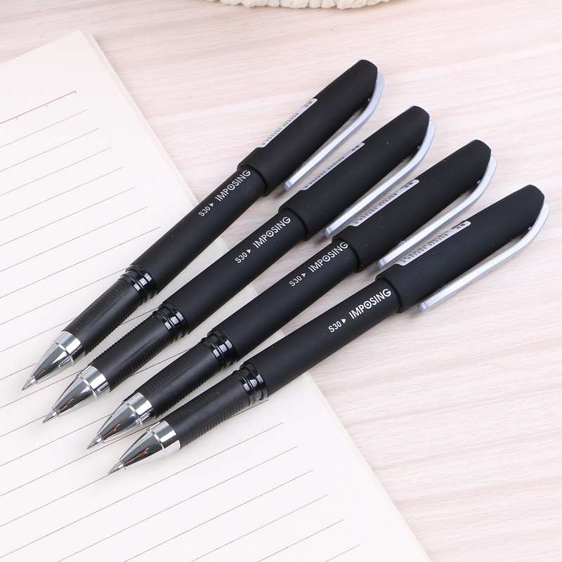 s30磨砂商务签字得力中性笔