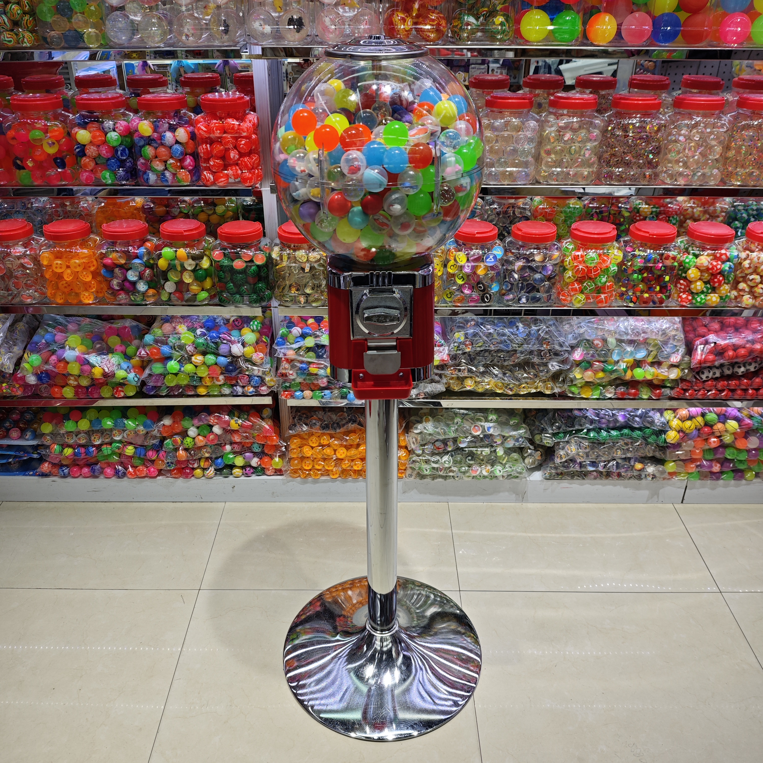 一元扭蛋机学生奖品幼儿园游戏机新款分享礼品超市自助售货螺旋机