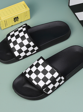 欧洲站拖鞋高端奢侈品夏季外穿一字拖防滑防臭潮流个性网红凉拖男