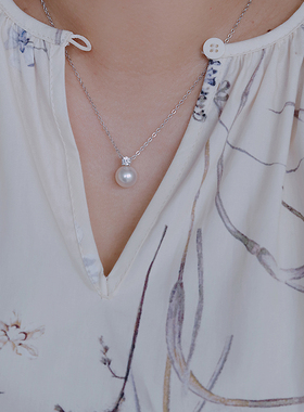 S925纯银王妃经典款珍珠项链