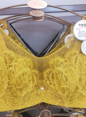 都市丽人文胸22年新款超薄软钢圈大胸显小抹胸款调整型内衣YB22C5