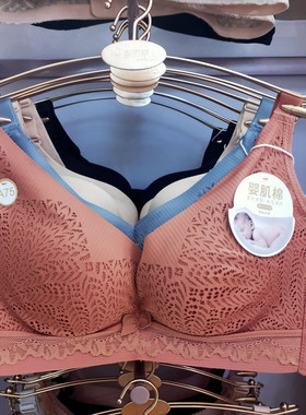 都市丽人文胸21年秋冬新款无钢圈后四排扣AB杯婴肌棉内衣LB11K1
