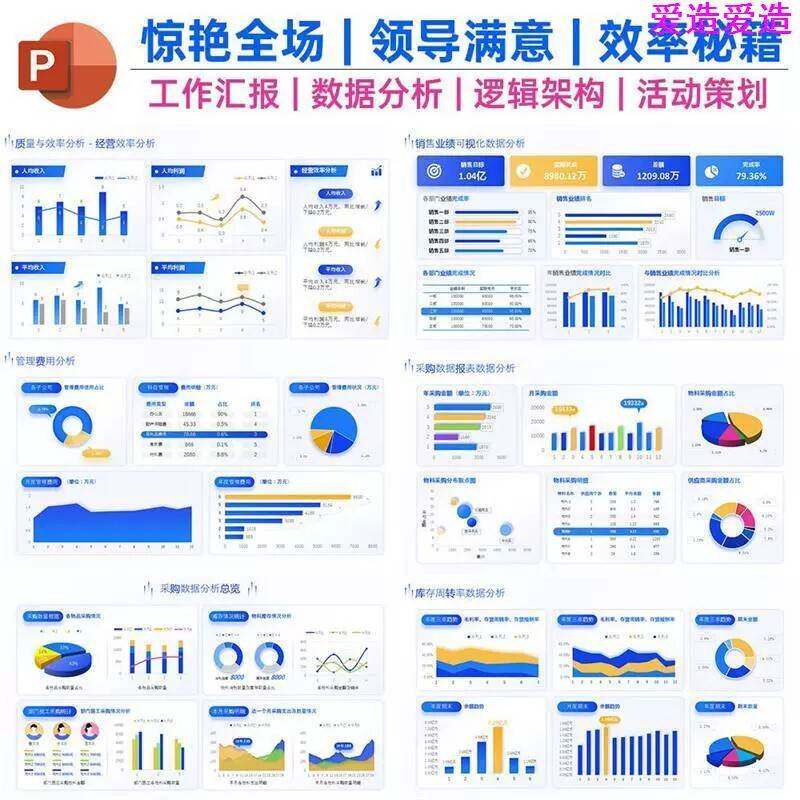 高级感数据分析工作汇报活动策划年终总结逻辑图140页PPT模板a