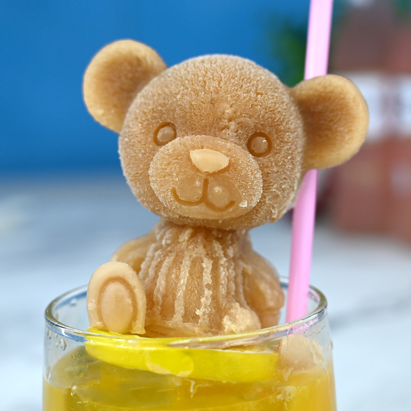 网红冰熊咖啡奶茶小熊模具
