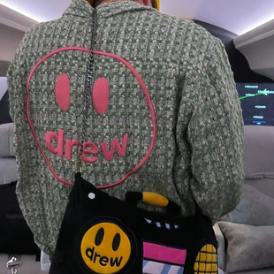 小香风夹克外套男女同款 Dre 猪窝笑脸明星同款 Hou