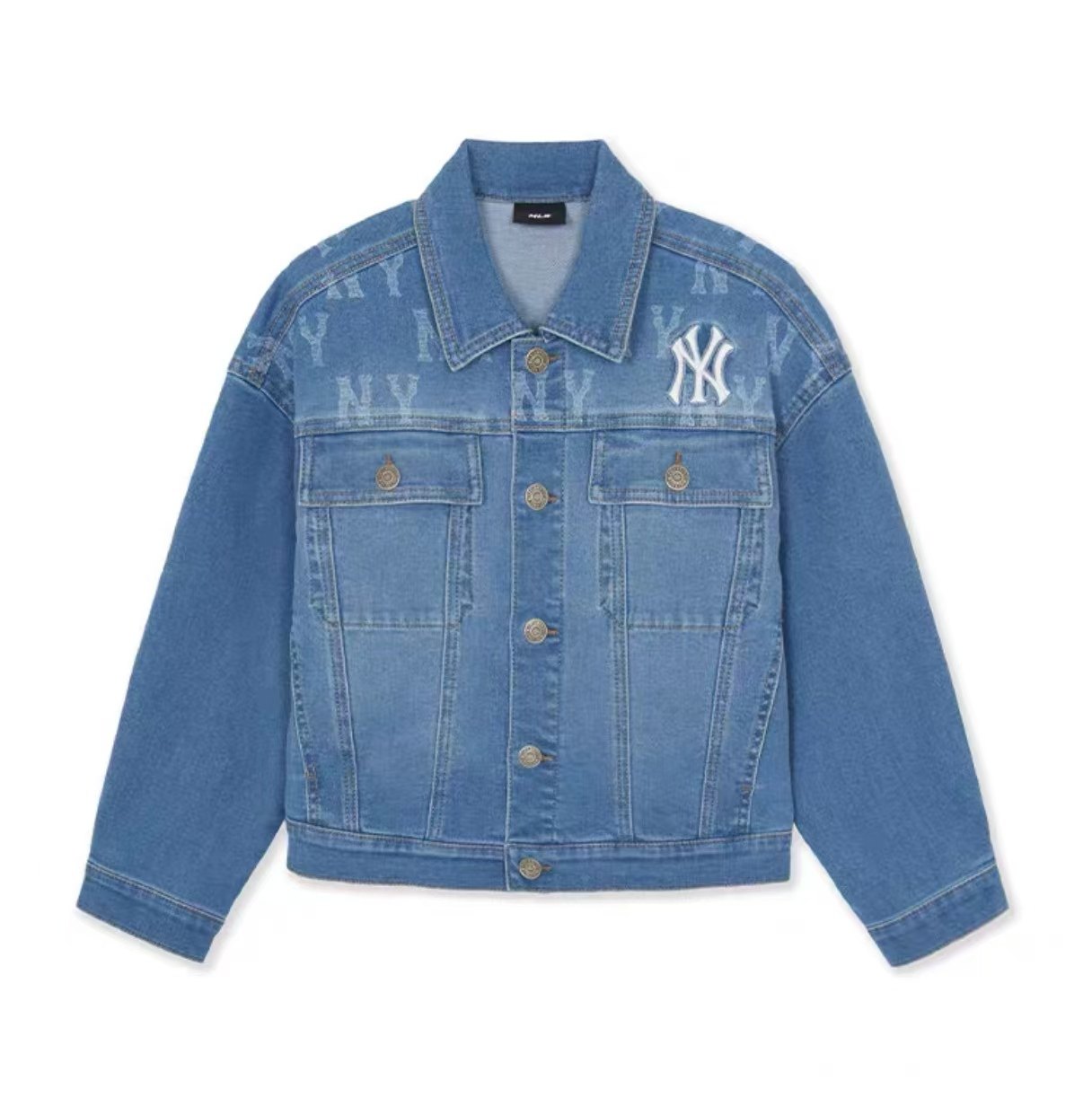 MLB 儿童26春新男女童凉感刺绣潮奢复古老花休闲牛仔外套ADKM0161,童装/婴儿装/亲子装,儿童牛仔外套,淘宝优惠券,粉丝福利购,淘宝优惠卷