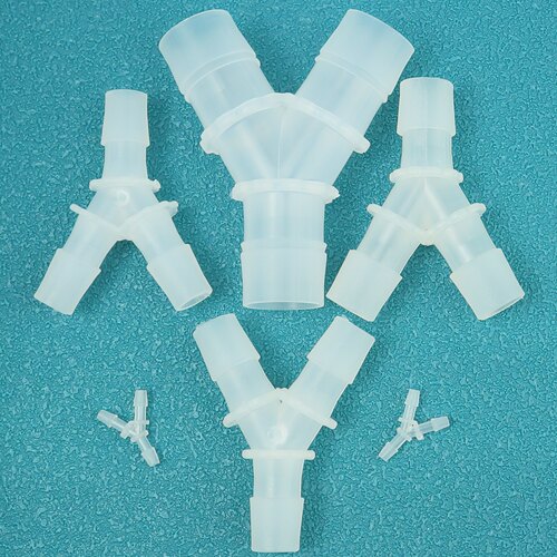 软管Y型三通宝塔接头分水器配件PP快接胶管塑料水管接分流器氧气