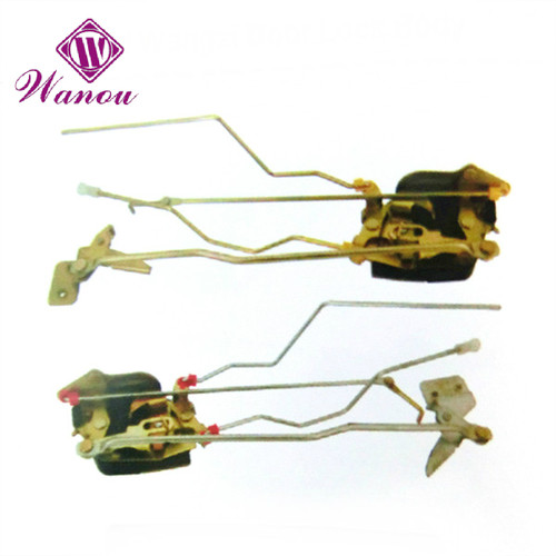 万欧货车配件重汽豪运门锁总成 内扣手外拉手电动改装门锁体锁块