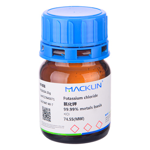 麦克林试剂 氯化钾 CAS 7447-40-7 ≥99.99% Potassium chloride