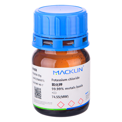 麦克林试剂 氯化钾 CAS 7447-40-7 ≥99.99% Potassium chloride