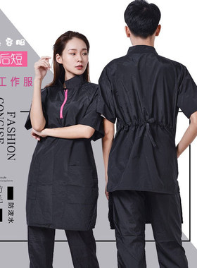 防泼水美容服男女大码宠物美容